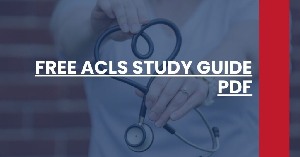 Free ACLS Study Guide PDF Feature Image